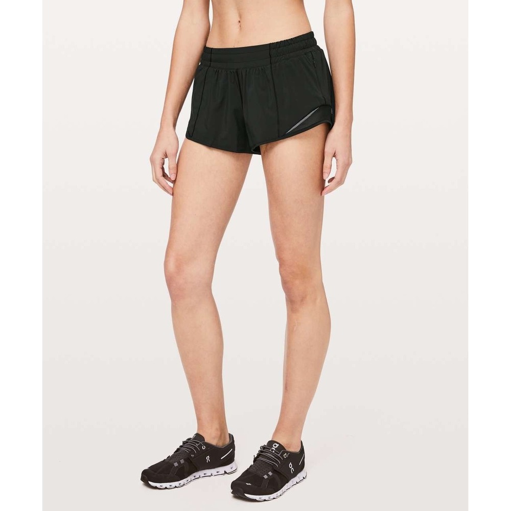 Lululemon Hotty Hot Short II *2.5" Black Size 4